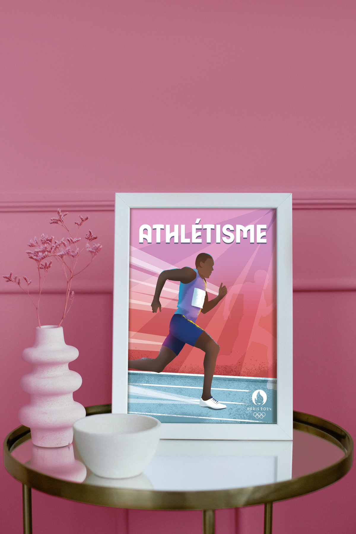 Affiche Runner Paris 2024
