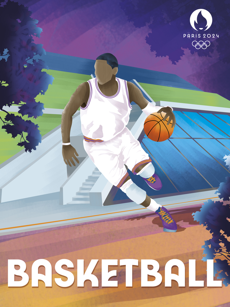 Carte Basketball Paris 2024