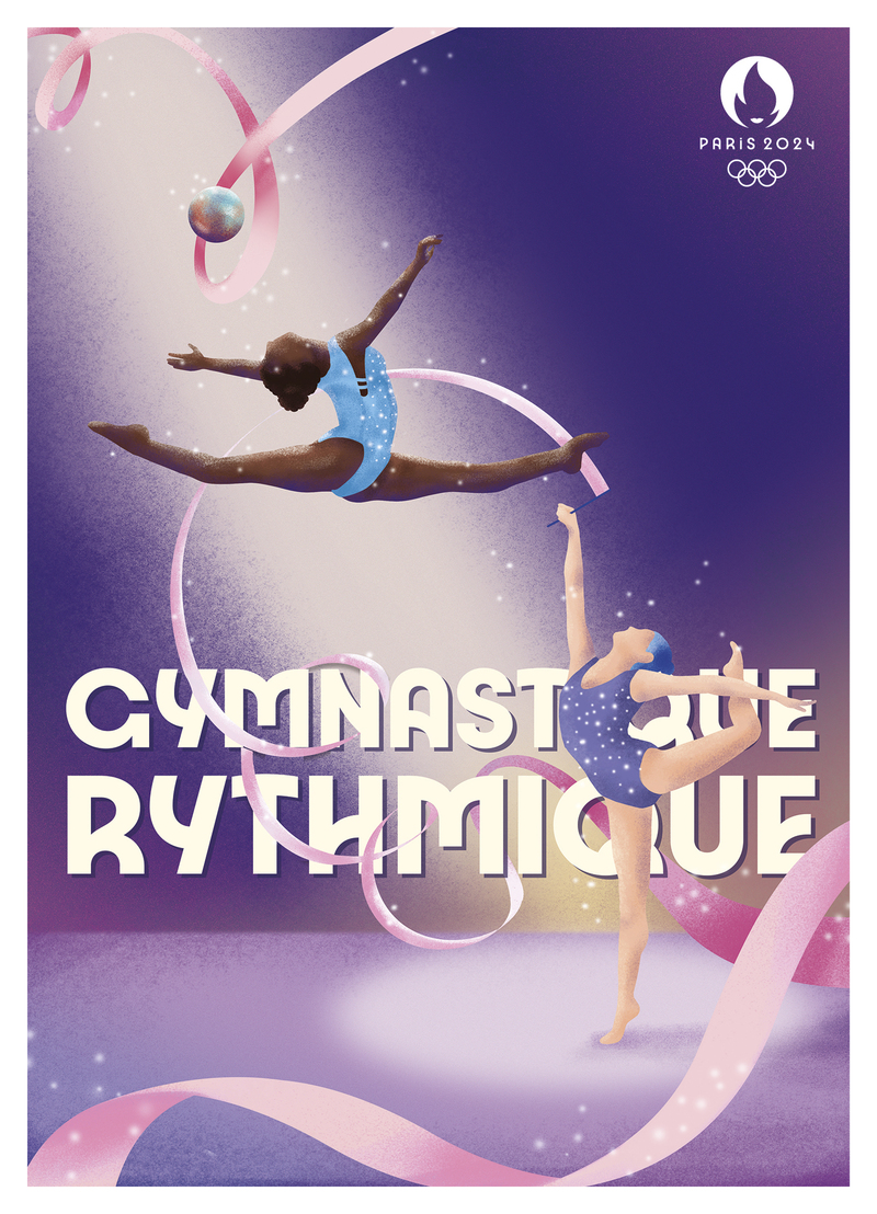 Carte gymnastique Paris 2024